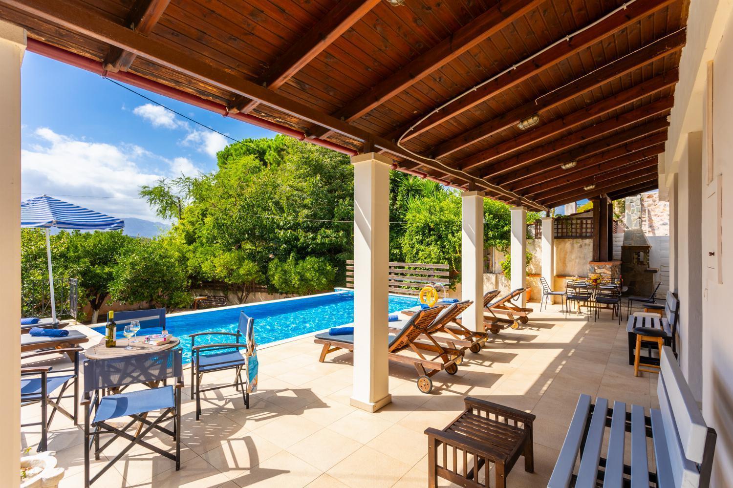 Villa Maro Large Private Pool Ac Wifi Kefalas Luaran gambar