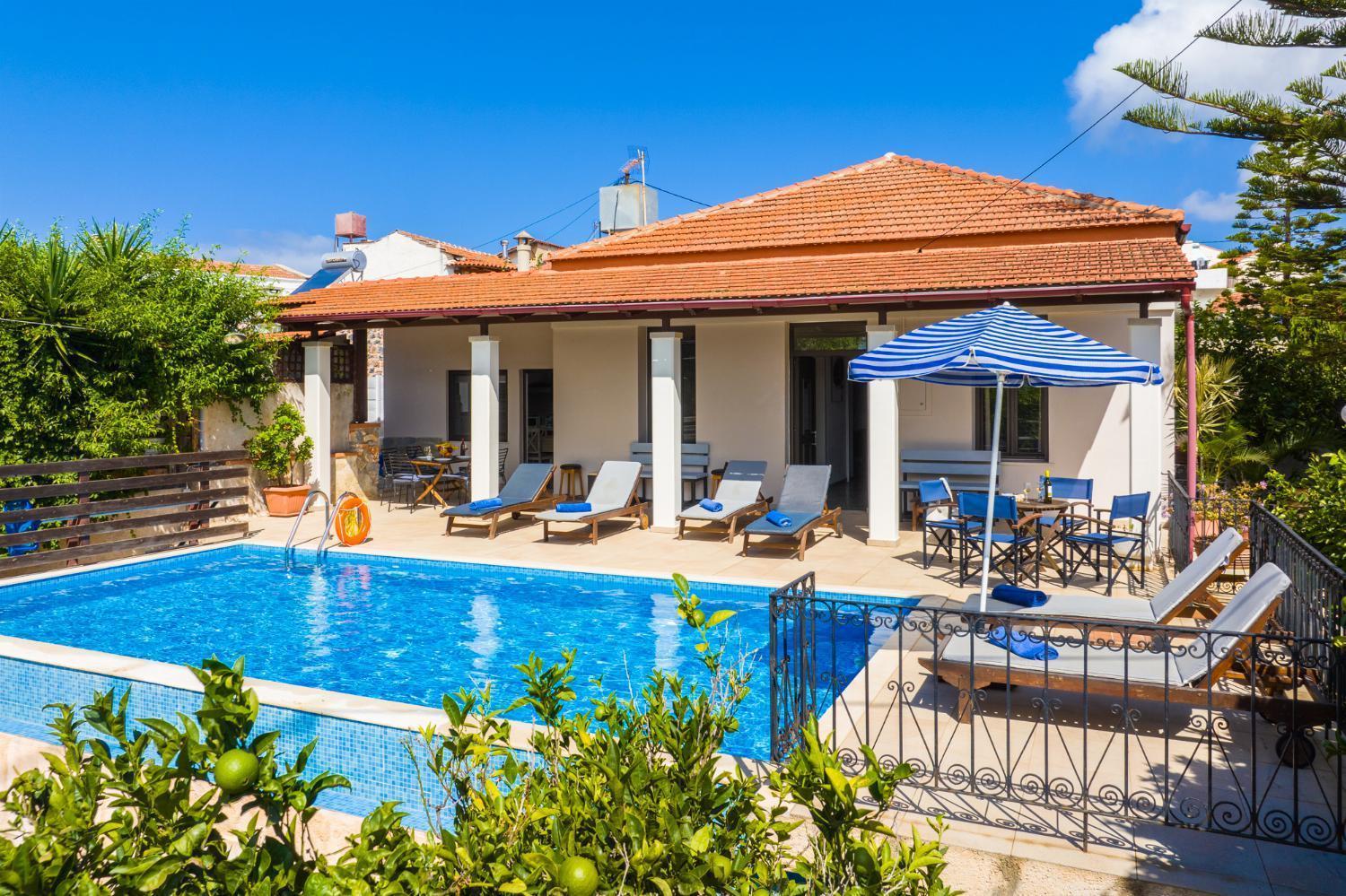Villa Maro Large Private Pool Ac Wifi Kefalas Luaran gambar